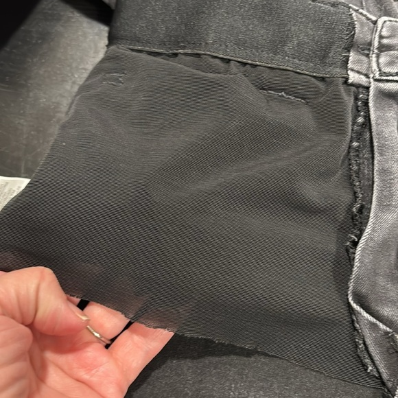 Democracy Ab technology tummy control faded black ankle Jean size 8 - Picture 6 of 10